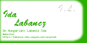 ida labancz business card